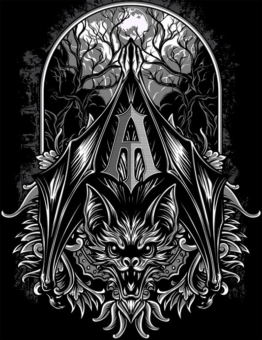 Embrace the Eclipse — Discover the Nocturnal Omen Bat Tee